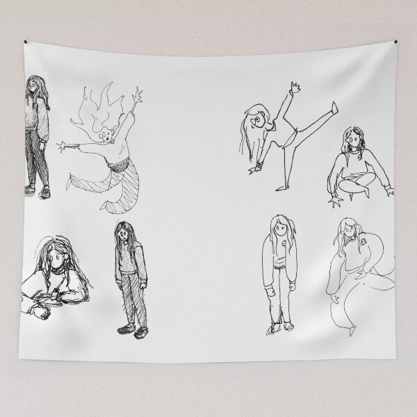 Item preview, lil gals designed and sold by Art-by-Renaud.