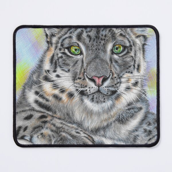 Item preview, Snow Leopard Delicate Background designed and sold by CozyRainRabbit.