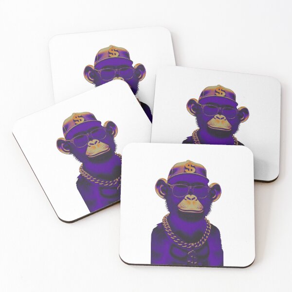 Item preview, Gangsta Ape – Neon Urban Drip with Dollar Bling designed and sold by RKNTdesigns.