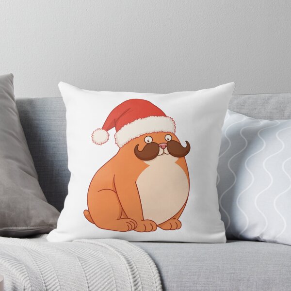 Item preview, Funny Fat Cat with Santa Hat designed and sold by rymarenko.