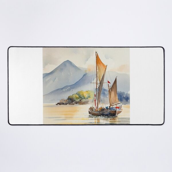 Item preview, Setting off from Dartmouth4(watercolour + AI) designed and sold by artsmeow.
