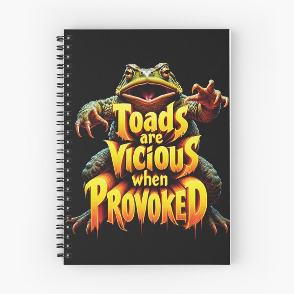 Item preview, Toads are vicious when provoked designed and sold by Vintage Designs +.