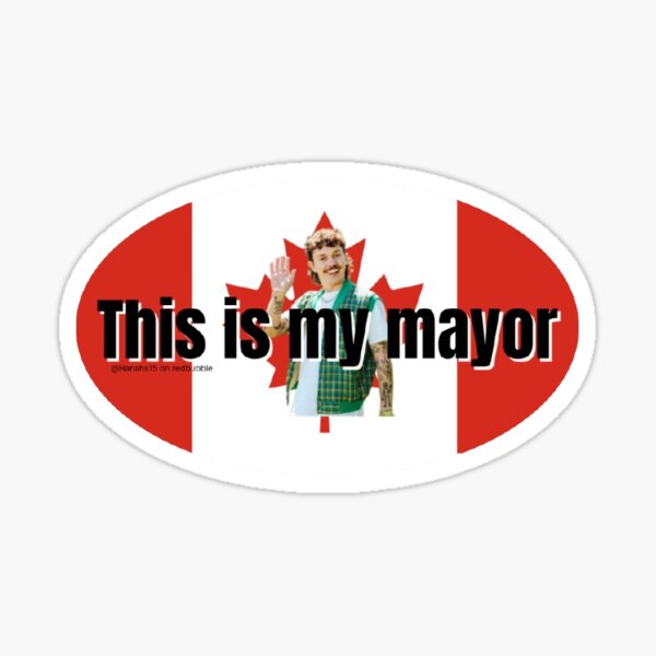 Item preview, Kurtis Conner Mayor sticker designed and sold by Hanahs15.