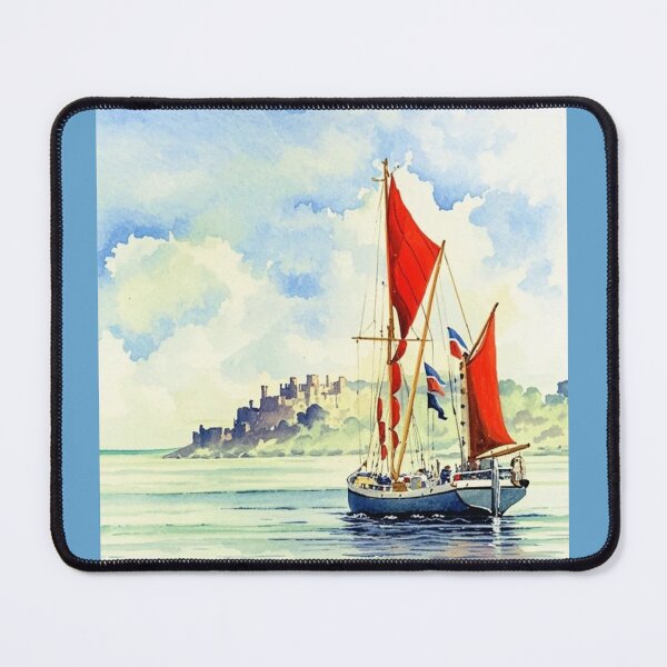 Item preview, Setting off from Dartmouth(watercolour + AI) designed and sold by artsmeow.