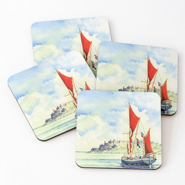 Item preview, Setting off from Dartmouth（watercolour + AI） designed and sold by artsmeow.