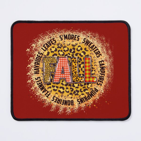 Item preview, Cute Fall Leopard and Gingham Print designed and sold by Lovemountain.