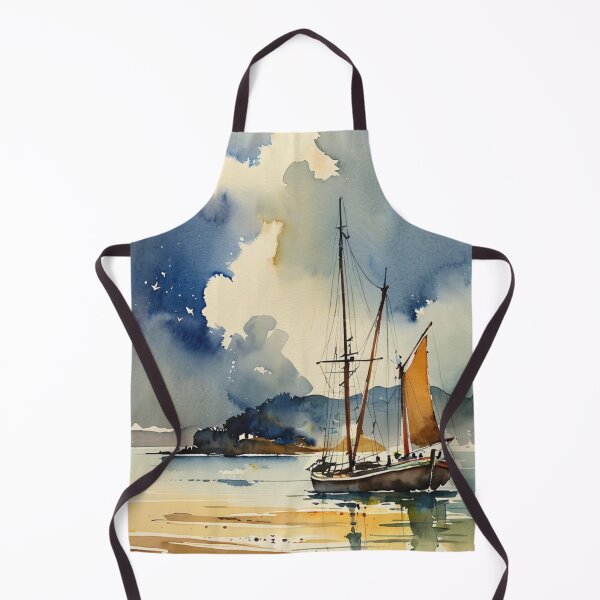 Item preview, Setting off from Dartmouth2(watercolour + AI) designed and sold by artsmeow.