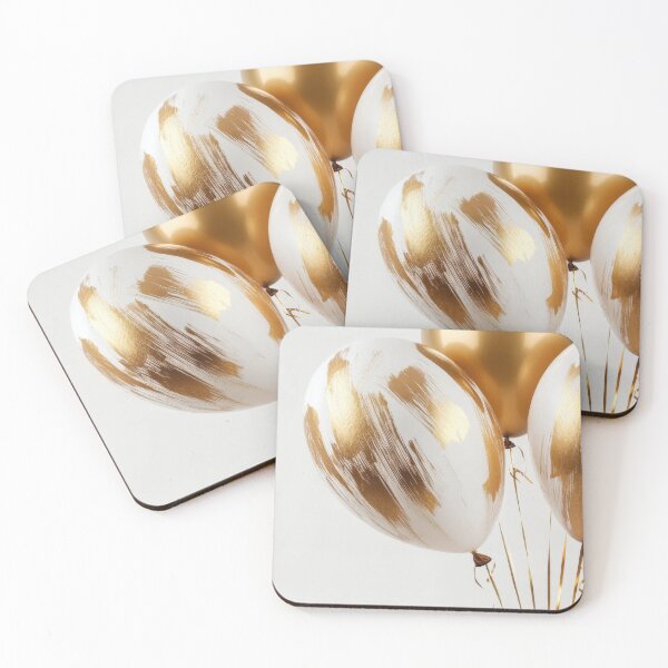 Item preview, Elegant balloons with gold accents designed and sold by anytka.