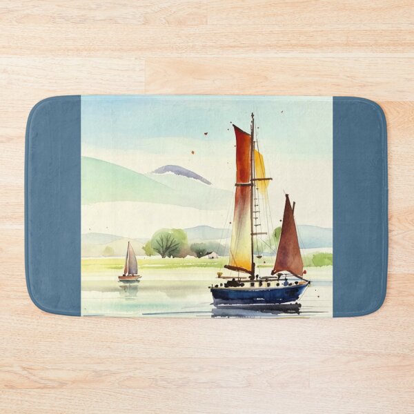 Item preview, Setting off from Dartmouth3（watercolour + AI） designed and sold by artsmeow.