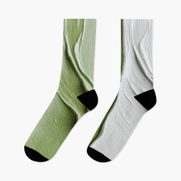 Item preview, Green and white paint blend designed and sold by anytka.