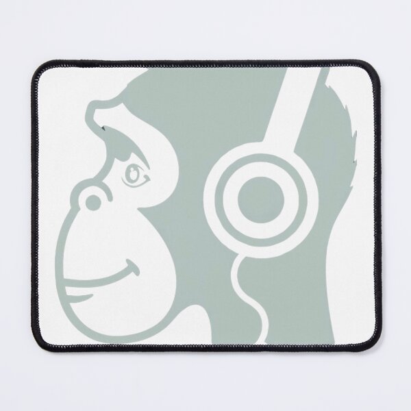 Item preview, Groovin’ Gorilla – Minimal DJ Ape with Headphones designed and sold by RKNTdesigns.