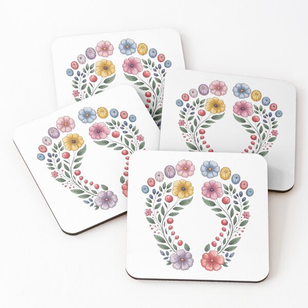 Item preview, floral feet designed and sold by jkrphoto.