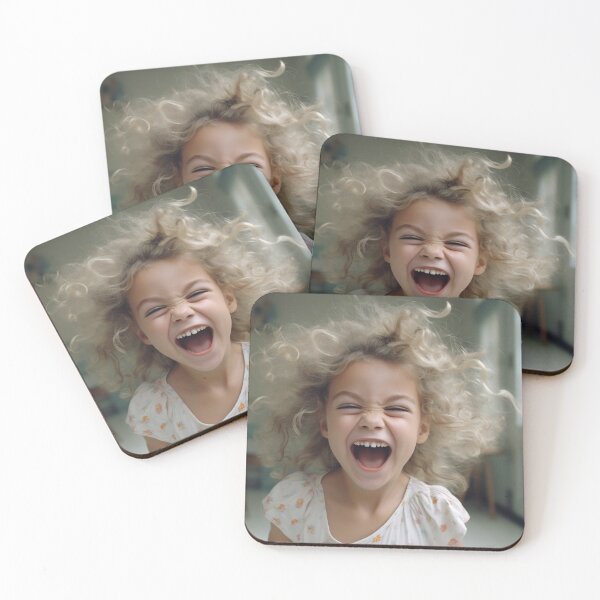 Item preview, Happy child laughing indoors designed and sold by anytka.
