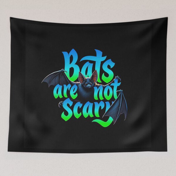 Item preview, Bats are not scary designed and sold by Vintage Designs +.