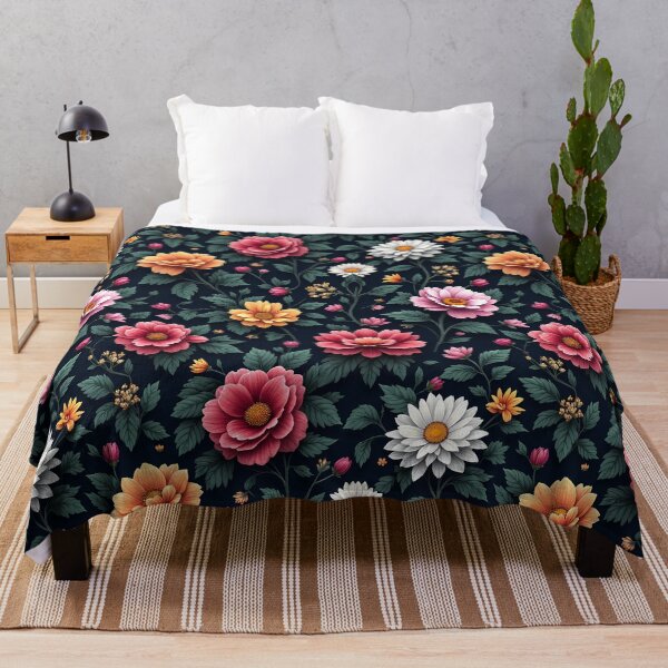 Item preview, Medieval floral print designed and sold by Dragonlit.