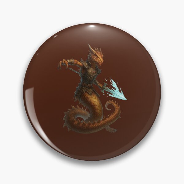 Item preview, Flamecoil Sentinel of the Ember Deep designed and sold by MYTHIC PEEL STICKERS.