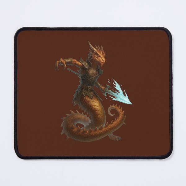 Item preview, Flamecoil Sentinel of the Ember Deep designed and sold by MYTHIC PEEL STICKERS.