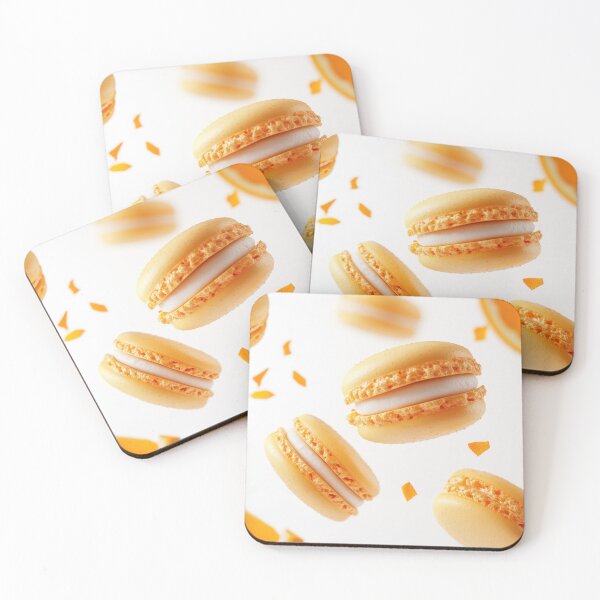 Item preview, Mid-air orange macarons designed and sold by anytka.