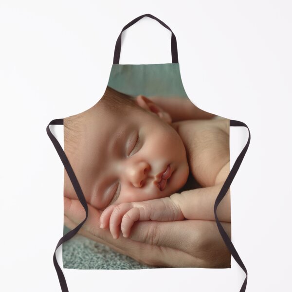 Item preview, Newborn peacefully sleeping in hands designed and sold by anytka.