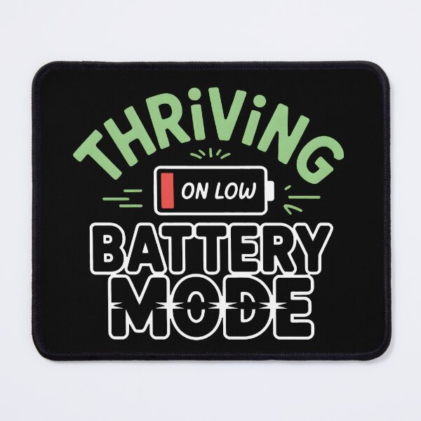Item preview, Funny Battery Low T-Shirt – Lazy Mode Energy Design  designed and sold by Velvetwhim.