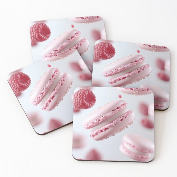 Item preview, Raspberry macarons on display designed and sold by anytka.