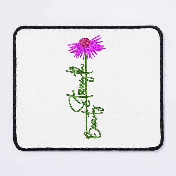Item preview, Strenght and Beauty Echinacea designed and sold by MotivTrustArt.