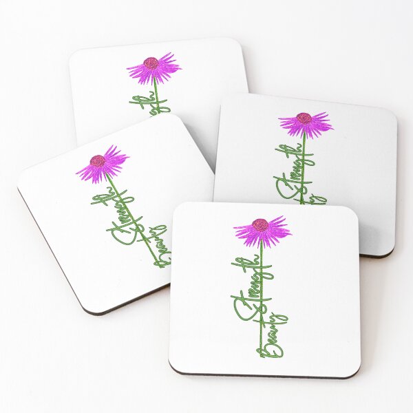 Item preview, Strenght and Beauty Echinacea designed and sold by MotivTrustArt.
