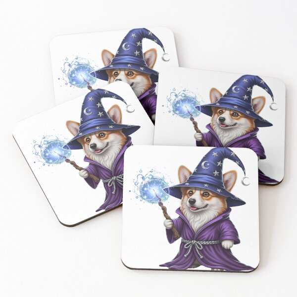 Item preview, Wizard Corgi Magic Spell Caster designed and sold by zoughlal.