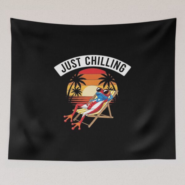 Item preview, Puerto Rico culture frog - Chill Zone designed and sold by Bowniko^^.