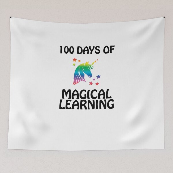 Item preview, 100 Days of Magical Learning designed and sold by TeeTimeGuys.