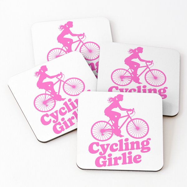 Artikelvorschau, Fahrrad-Girlie! Rosa Fahrrad-Girlie entworfen und verkauft von PMCreative.