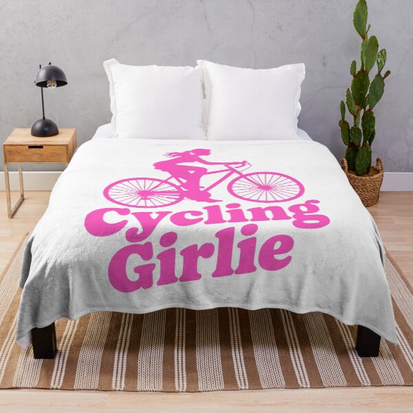 Aperçu de l'œuvre Fille cycliste ! Vélo rose créée et vendue par PMCreative.