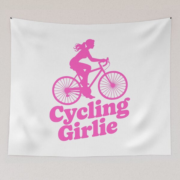 Artikelvorschau, Fahrrad-Girlie! Rosa Fahrrad-Girlie entworfen und verkauft von PMCreative.
