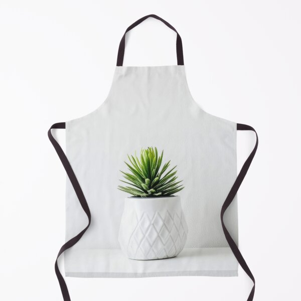 Item preview, Simple green plant in a white pot designed and sold by anytka.