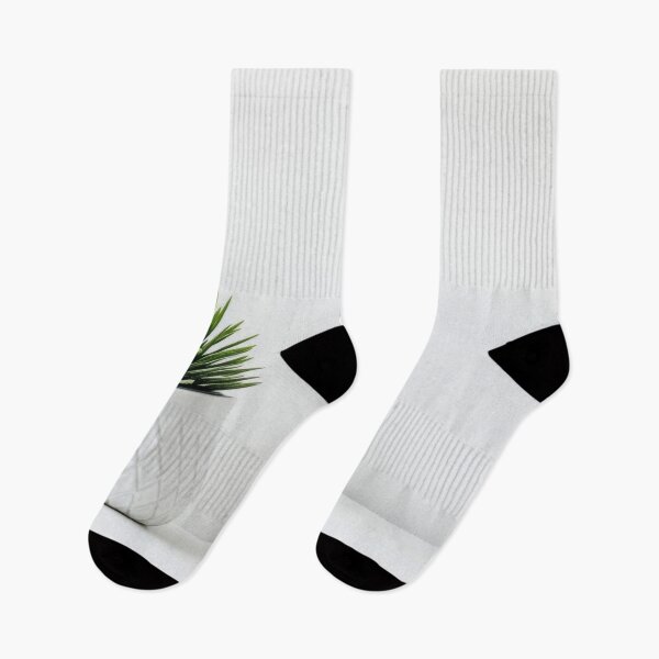Item preview, Simple green plant in a white pot designed and sold by anytka.