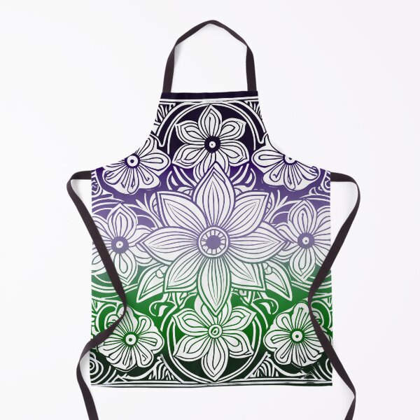 Item preview, Batik Flowers Suffragette colors designed and sold by AuroraXGreen.