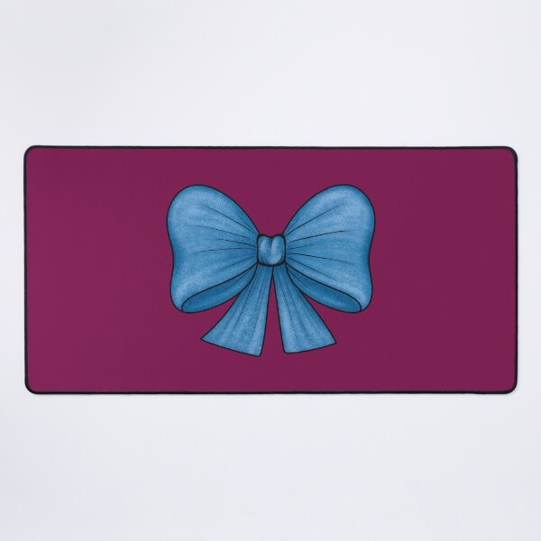 Item preview, Blue bow on burgundy background designed and sold by Cherevan.