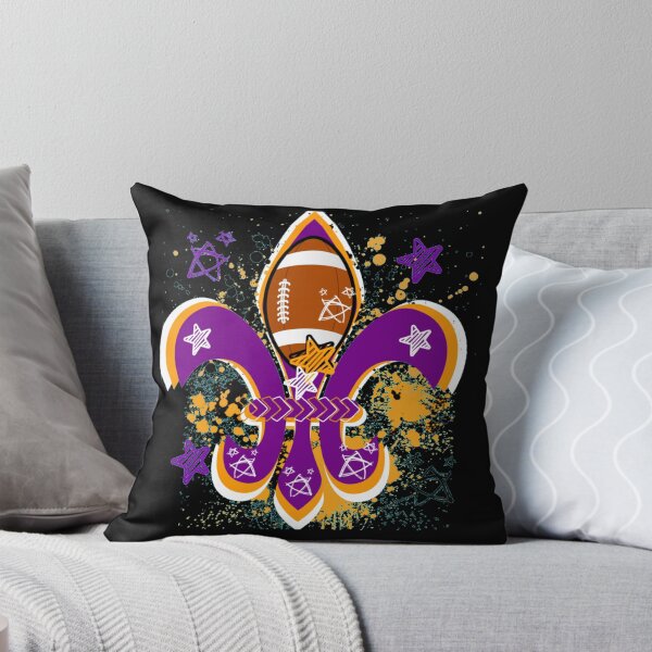 Item preview, Purple and Gold Football Fleur d lis designed and sold by artbyomega.