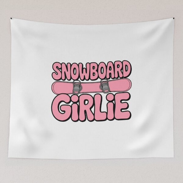 Item preview, Snowboard Girlie! Pink Snowboarding Girl designed and sold by PMCreative.