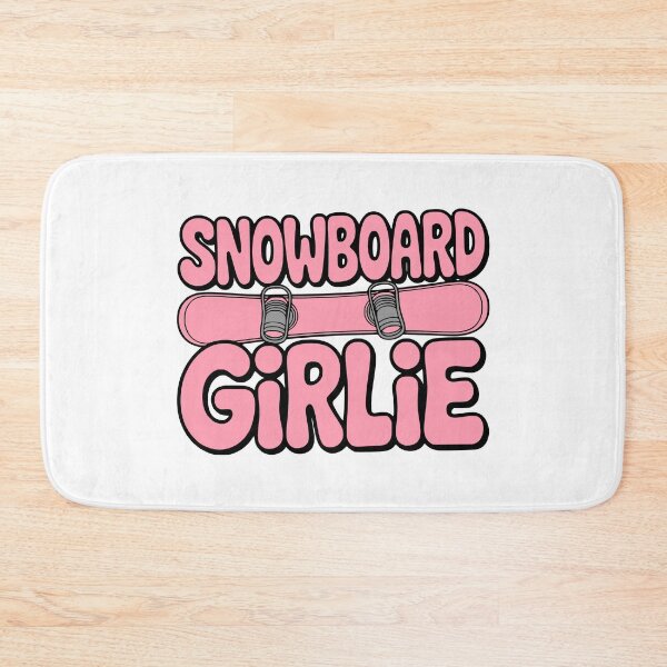 Artikelvorschau, Snowboard-Girlie! Rosa Snowboard-Mädchen entworfen und verkauft von PMCreative.