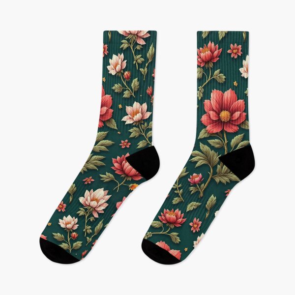 Item preview, Medieval Style floral print designed and sold by Dragonlit.