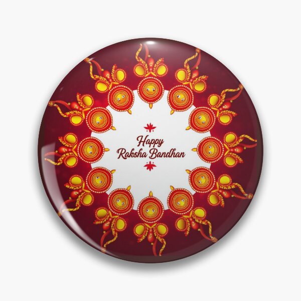 Item preview, Mandala Rakhi Design for Raksha Bandhan designed and sold by PrintBreeze.
