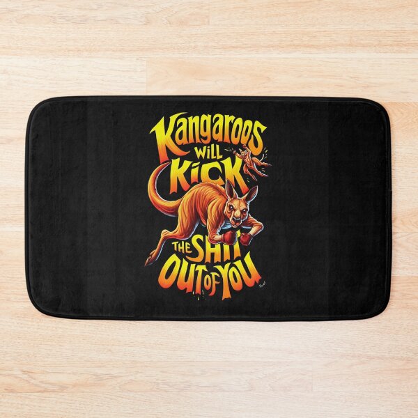 Item preview, Kangaroos will kick the sh*t out of you! designed and sold by Vintage Designs +.
