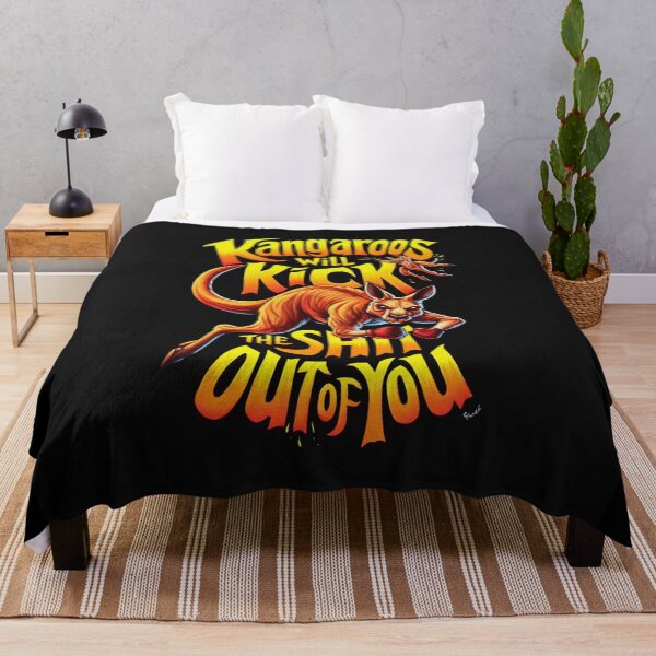 Item preview, Kangaroos will kick the sh*t out of you! designed and sold by Vintage Designs +.