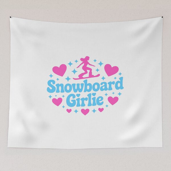 Artikelvorschau, Snowboard-Mädchen! Rosa Snowboard-Mädchen entworfen und verkauft von PMCreative.