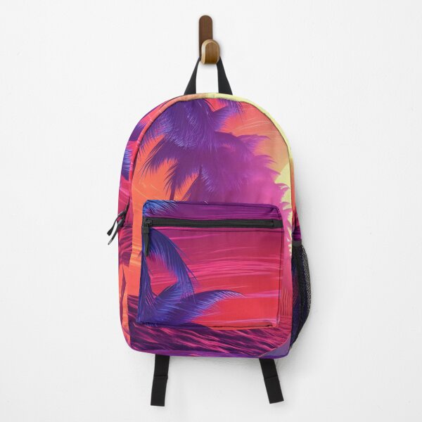 Item preview, Vibrant sunset with palm trees designed and sold by anytka.