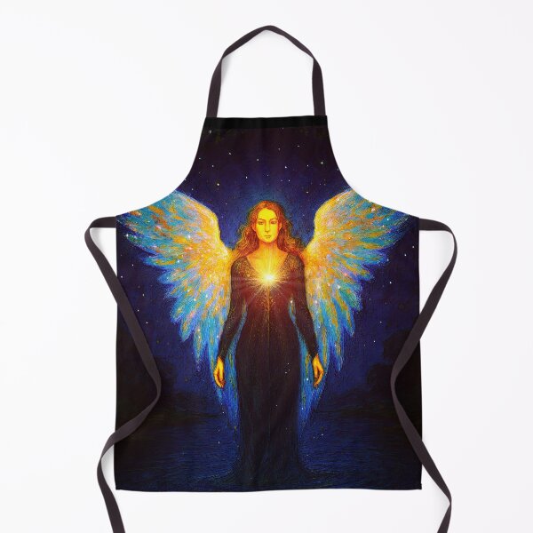 Item preview, Spiritual Shining Angel at Night by the Lake designed and sold by AD-Digital-Art.