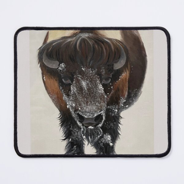 Item preview, Snow-Crusted Bison designed and sold by WyoClements.