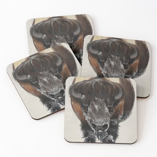 Item preview, Snow-Crusted Bison designed and sold by WyoClements.