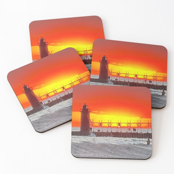 Item preview, Rich Sunset in South Haven  designed and sold by robinreva.